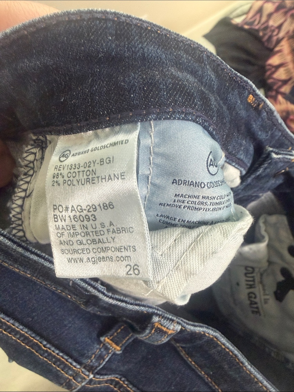 AG-ED Skinny Jeans - Dark Indigo Wash - The stilt Roll-Up - Picture 7 of 8